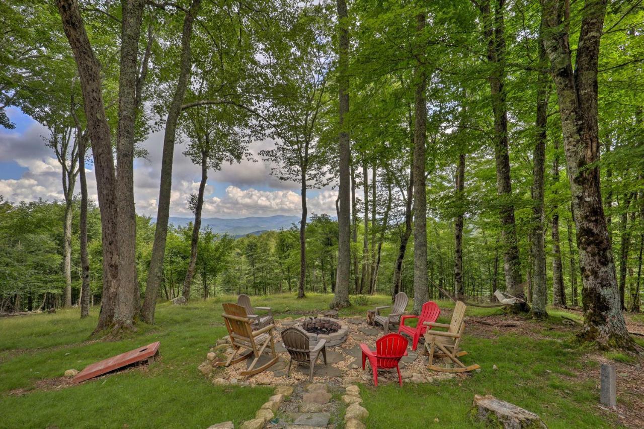 Beech Mountain Cabin Retreat With Hot Tub And Views! Eksteriør billede