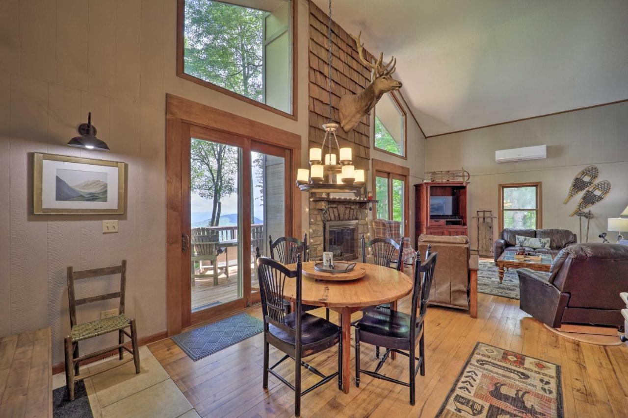 Beech Mountain Cabin Retreat With Hot Tub And Views! Eksteriør billede