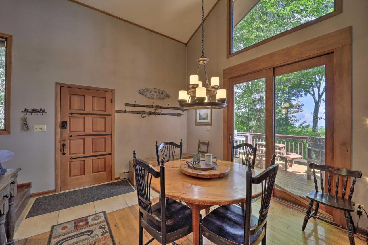 Beech Mountain Cabin Retreat With Hot Tub And Views! Eksteriør billede