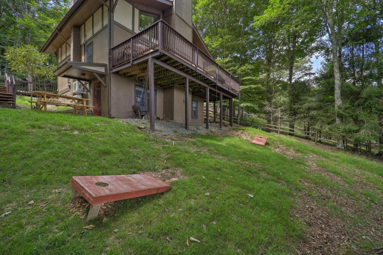 Beech Mountain Cabin Retreat With Hot Tub And Views! Eksteriør billede