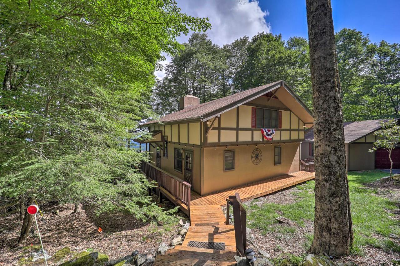 Beech Mountain Cabin Retreat With Hot Tub And Views! Eksteriør billede