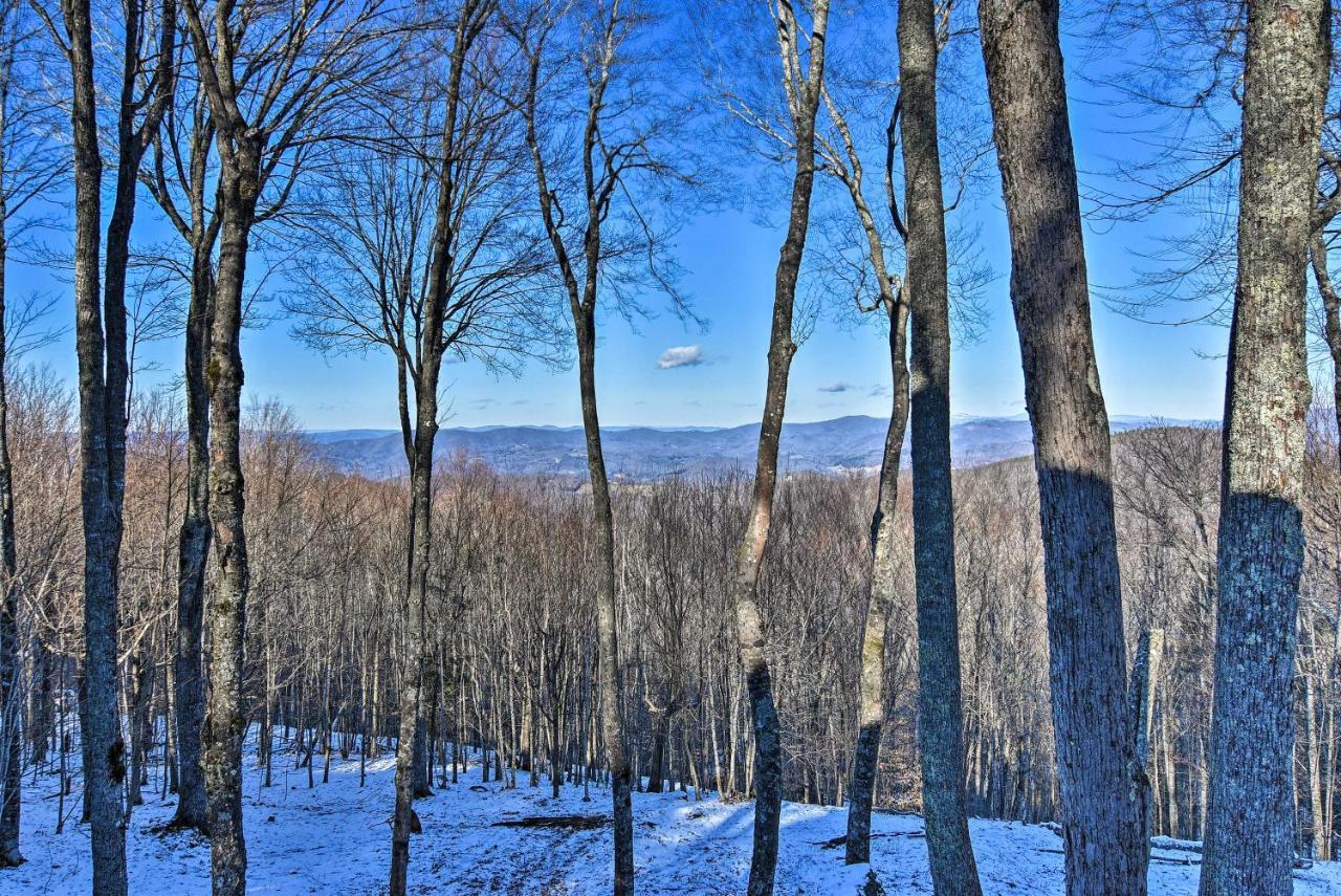 Beech Mountain Cabin Retreat With Hot Tub And Views! Eksteriør billede